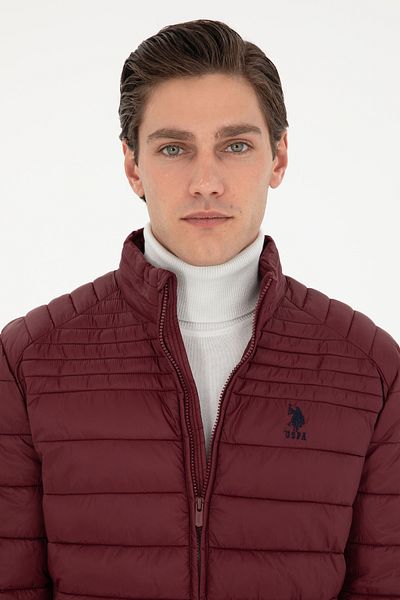 U.S. Polo Assn. Men's Burgundy Coat 50292902 -Vr014