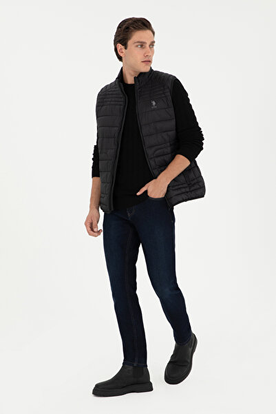 U.S. Polo Assn. Men's Black Vest 50293295 -Vr046