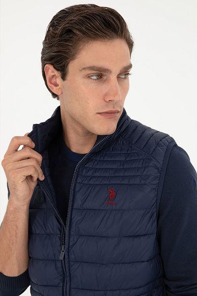 U.S. Polo Assn. Men's Navy Blue Vest 50293295 -Vr033