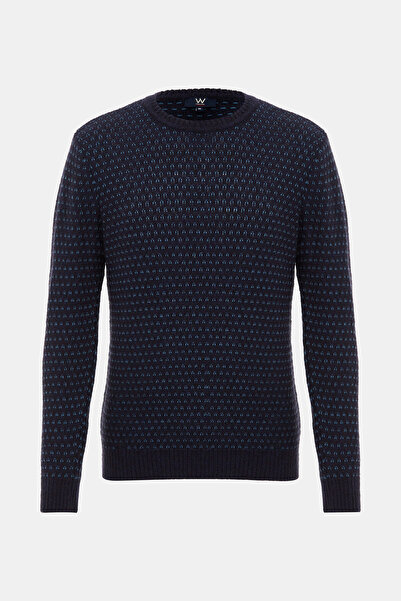 W Collection LACİVERT TRİKO KAZAK