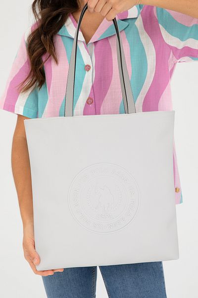 U.S. Polo Assn. Women's White Shoulder Bag - 50293675 -Vr013