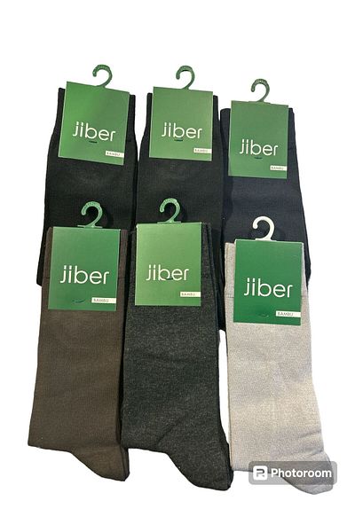 jiber tekstil Комплект от 6 мъжки чорапи Jiber Bamboo