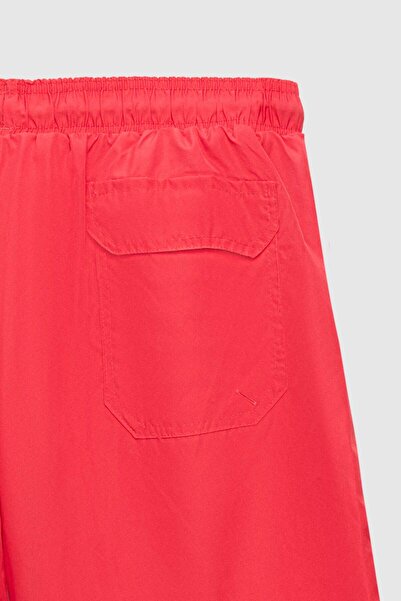 D'S Damat Ds Damat Regular Fit Pomegranate Flower Plain Shorts Swimsuit