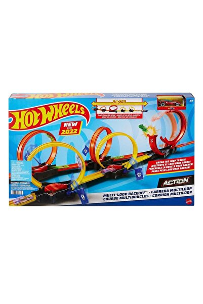 NW NessiWorld مجموعة سباقات متعددة الأطواق HDR83 Hot Wheels