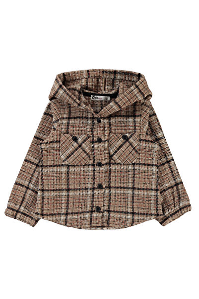 Civil Girls Kız Çocuk Gömlek 2-5 Yaş Kahve