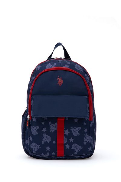 U.S. Polo Assn. Girl's Navy Blue School Bag 50294984 -Vr033