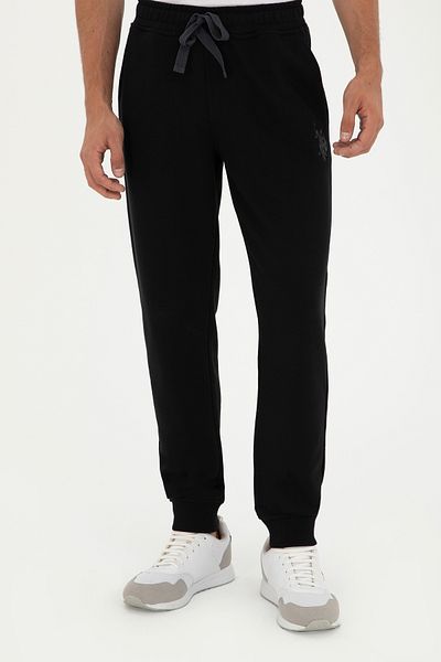 U.S. Polo Assn. Pantaloni de trening negri pentru bărbați 50295174 -vr046
