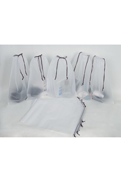 meapuff مجموعة من 10 حقائب مستحضرات تجميل للشاطئ مقاومة للماء مقاس 30 × 40 سم...