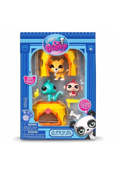 LPS HASBRO 557-556-551 00515 - مجموعة ألعاب الغابة الصغيرة لمتجر الحيوانات ال...