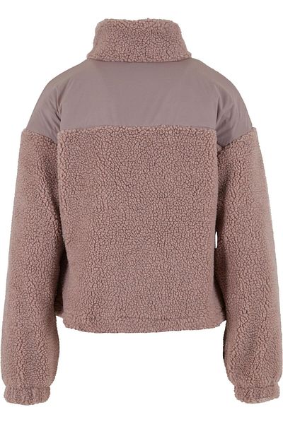 Urban Classics Damen Ladies Sherpa Mix Jacket