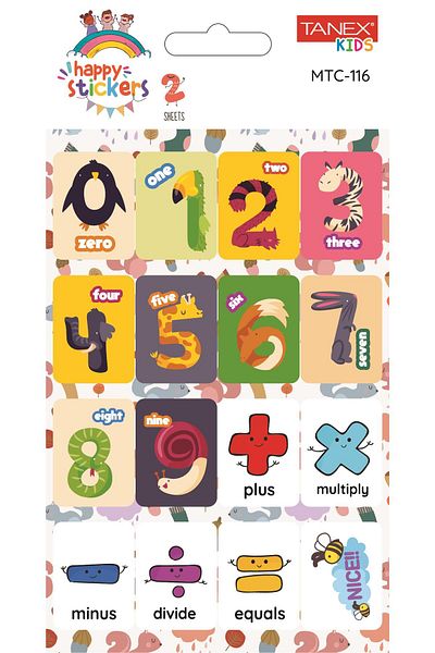 Tanex Mtc-116 Tutorial Primary School Number Label