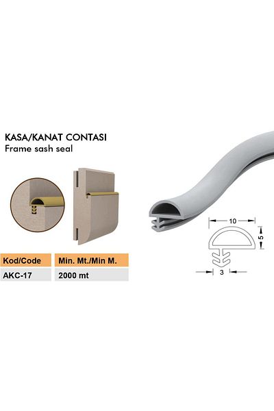 CONTACALL American Wooden Door Wick 25 Meters Cream Color Side Nail 10 mm Width D Wick