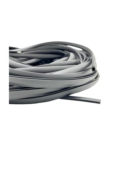 CONTACALL Black Aluminum Rail - 10 Meter Wick Cabinet Door Gasket