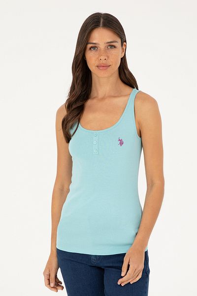 U.S. Polo Assn. Γυναικείο μπλουζάκι Mint Basic 50280059-VR090