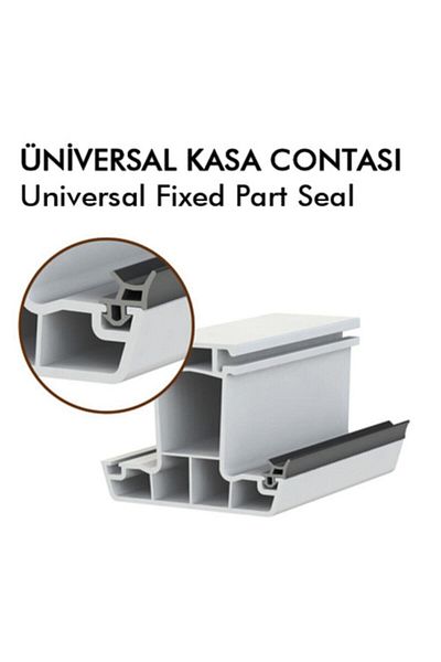 CONTACALL Gray Pimapen Door Window Seal PVC Chopping Wick 100 Meters Egepen, Winsa, All Classic