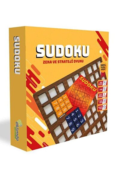 AKLIMDA ZEKA OYUNLARI Sudoku (AHŞAP) (4022)