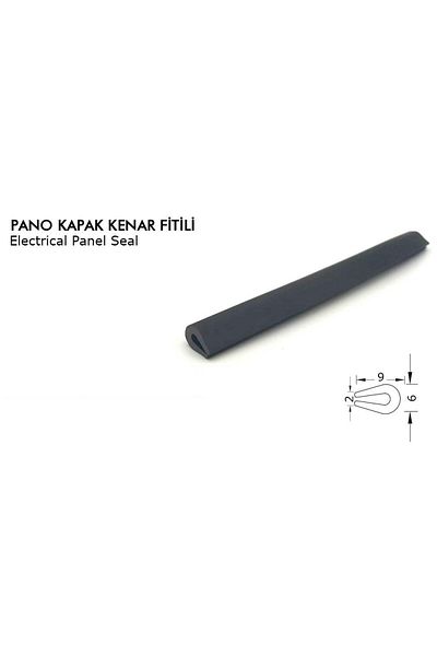 CONTACALL Panel Cover Edge Protection Wick, Chainsaw Mouth Protection Wick 10 Meters Black