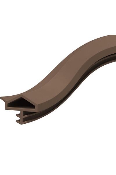 CONTACALL Wick Brown American Panel Door - 25 Meters Length, Center Tab Roof Type