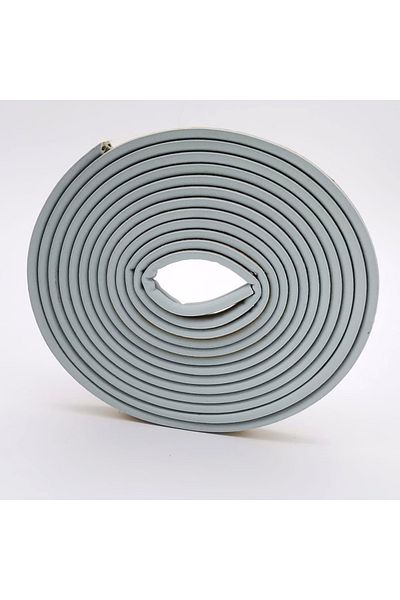 CONTACALL Bondit Çift Sarım Kauçuk Kapı Ve Pencere Izolasyon Bandı Fitili 5x2-10 Metre Gri