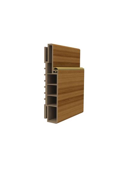 CONTACALL Brown Wooden Door - 25 Meters with Center Tabs, Wick Gasket Akc-10
