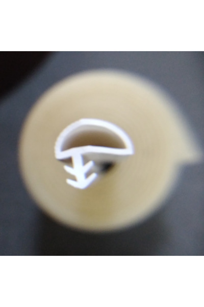 CONTACALL Ahşap Amerikan Kapı Kasa D Fitil Yandan Çift Tırnaklı 25 Metre Beyaz