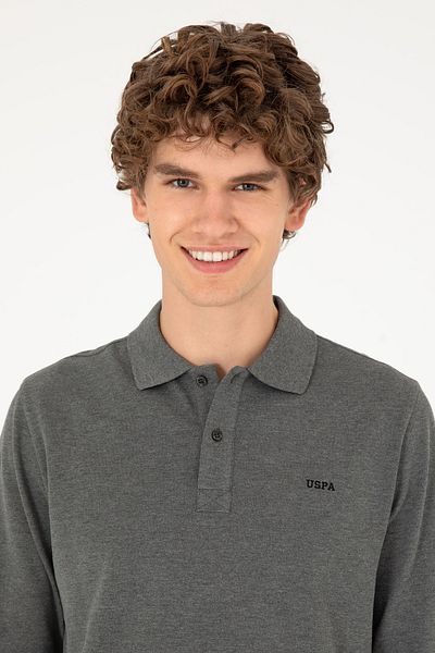 U.S. Polo Assn. Ανδρικό φούτερ Anthracite Melange Basic 50295169 -vr081