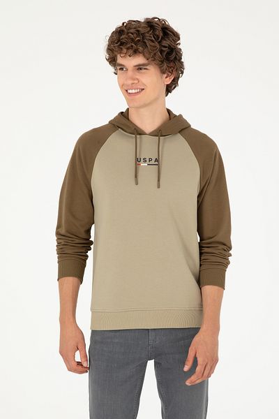 U.S. Polo Assn. Men's Light Khaki Sweatshirt 50293358 -Vr183