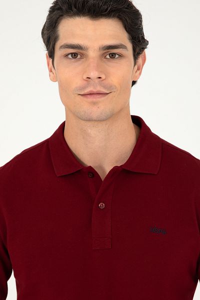 U.S. Polo Assn. Ανδρικό φούτερ Claret Red Basic 50295169 -vr014