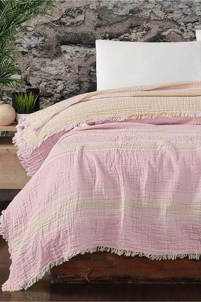 Mulberry Διπλό κουβερλί Buldan Muslin - Πικέ 100% Βαμβάκι