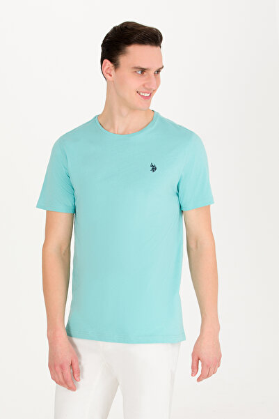 U.S. Polo Assn. Tricou pentru bărbați Mint Basic Crew Neck 50263026-VR090