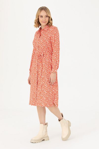 U.S. Polo Assn. Women's Orange Woven Dress 50279890 -Vr181