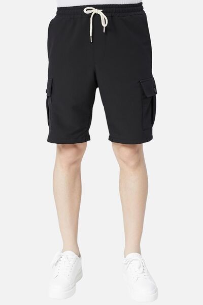 CEDY DENIM Men's Shorts C360 - Standard Fit, Elastic Waist and Laces