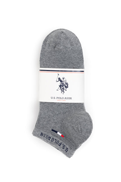 U.S. Polo Assn. Мъжки сиви меланжови чорапи 50274166-VR086