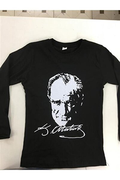 Generic Brand Ataturk Printed Long Sleeve Children's T-Shirt