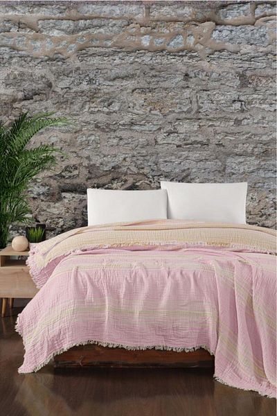 Mulberry Διπλό κουβερλί Buldan Muslin - Πικέ 100% Βαμβάκι