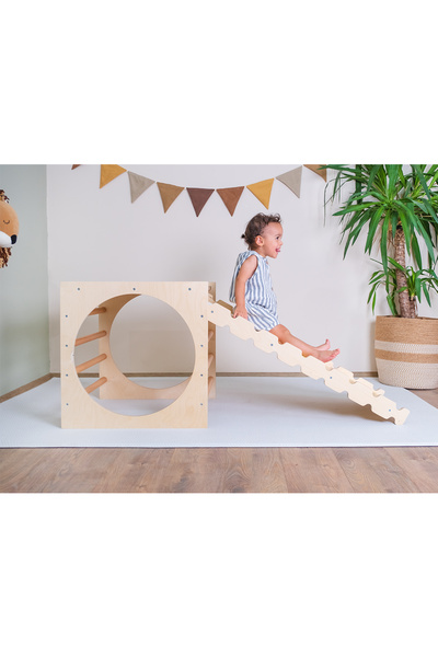 Orfis Montessori Pikler Karesi ve Rampa İkili Set