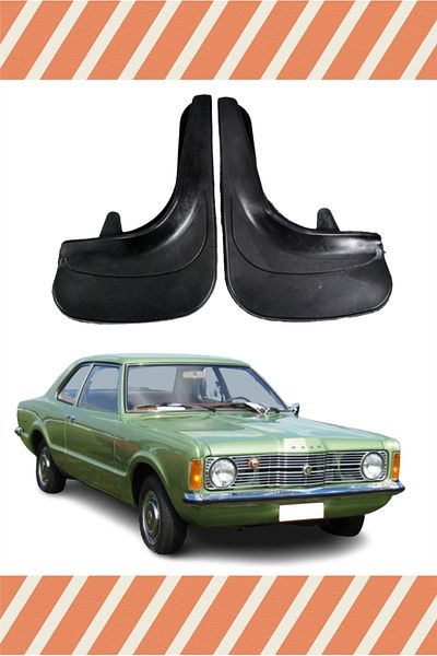 Heda Tex Hg Ford Taunus 2-Pack Dust Cover Mudguard Mudflap