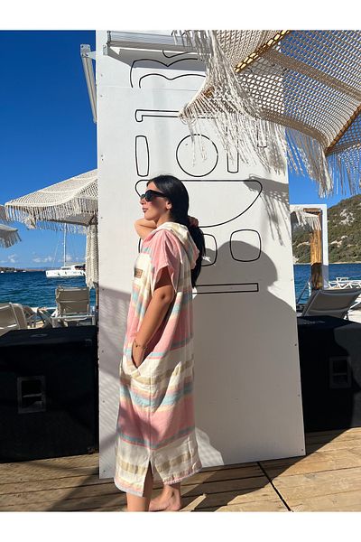 SOLENROSA Πετσέτα θαλάσσης Solenrosa Poncho