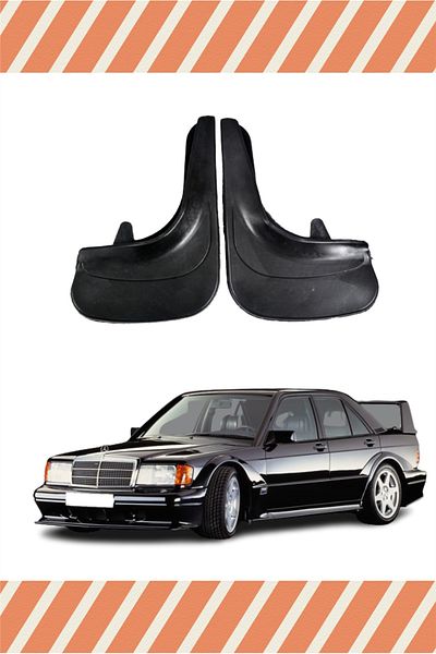 Heda Tex Hg Mercedes 190 E 2-Piece Dust Cover Mudguard Mudflap