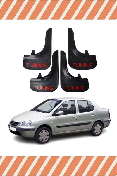 Heda Tex Tata Indigo Tunıng Yazılı 4'lü Tozluk Çamurluk Paçalık