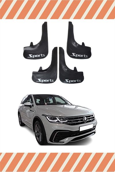 NOVDES Yb Volswagen Tiguan All Cases Sports Written 4-Piece Dust Cover Mudguard Mudguard