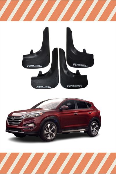 NOVDES Yb Hyundai Tuscon Racing Written 4-Piece Leggings Mudguard Mudguard