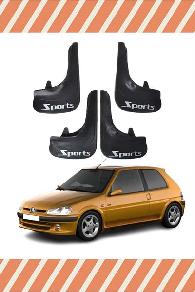 ALPAX OTOMOTİV Peugeot 106 Sports - Printed Dust Cover Set of 4