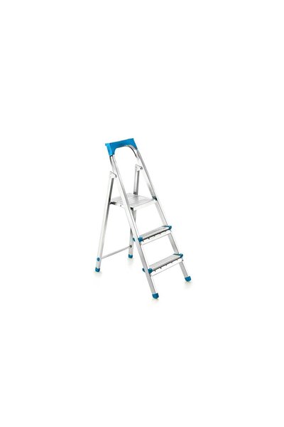 Go İthalat Portatif 2+1 Basamaklı Metal Merdiven 60cm Yüksekliğinde 120kg Taş...