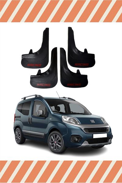 Heda Tex Hg Fiat Fiorino All Cases Racing Written 4-Piece Dust Cover Mudguard Mudguard