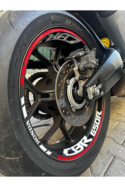 Motiker Honda Cbr 650R Jant içi Yazı&Jant Şerit Sticker Model