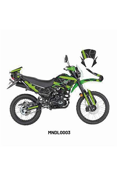 Motiker Mondial X-Treme "Gas Mask" Tasarım Motosiklet Sticker Etiket Modeli Y...