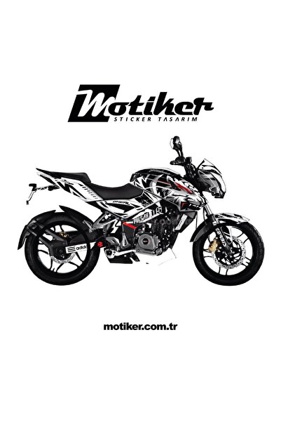 Motiker Bajaj NS200 Tiger Sticker Etiket Kaplama Modeli