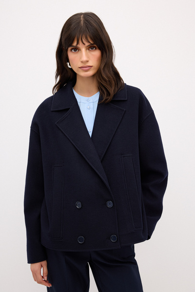 adL Kruvaze Kısa Kaban