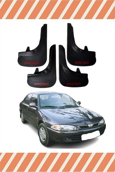 ATALAY TİCARET Proton 416 Racing Written 4-Piece Gaiter Mudguard Mud Flap